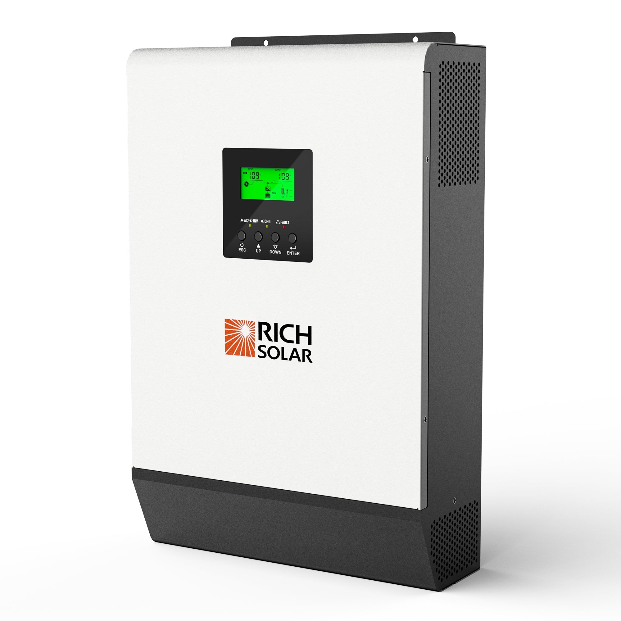 Rich Solar Hybrid Off-Grid Inverter | 2,400W Output | 80A MPPT Charge Controller | 2400W Solar Input