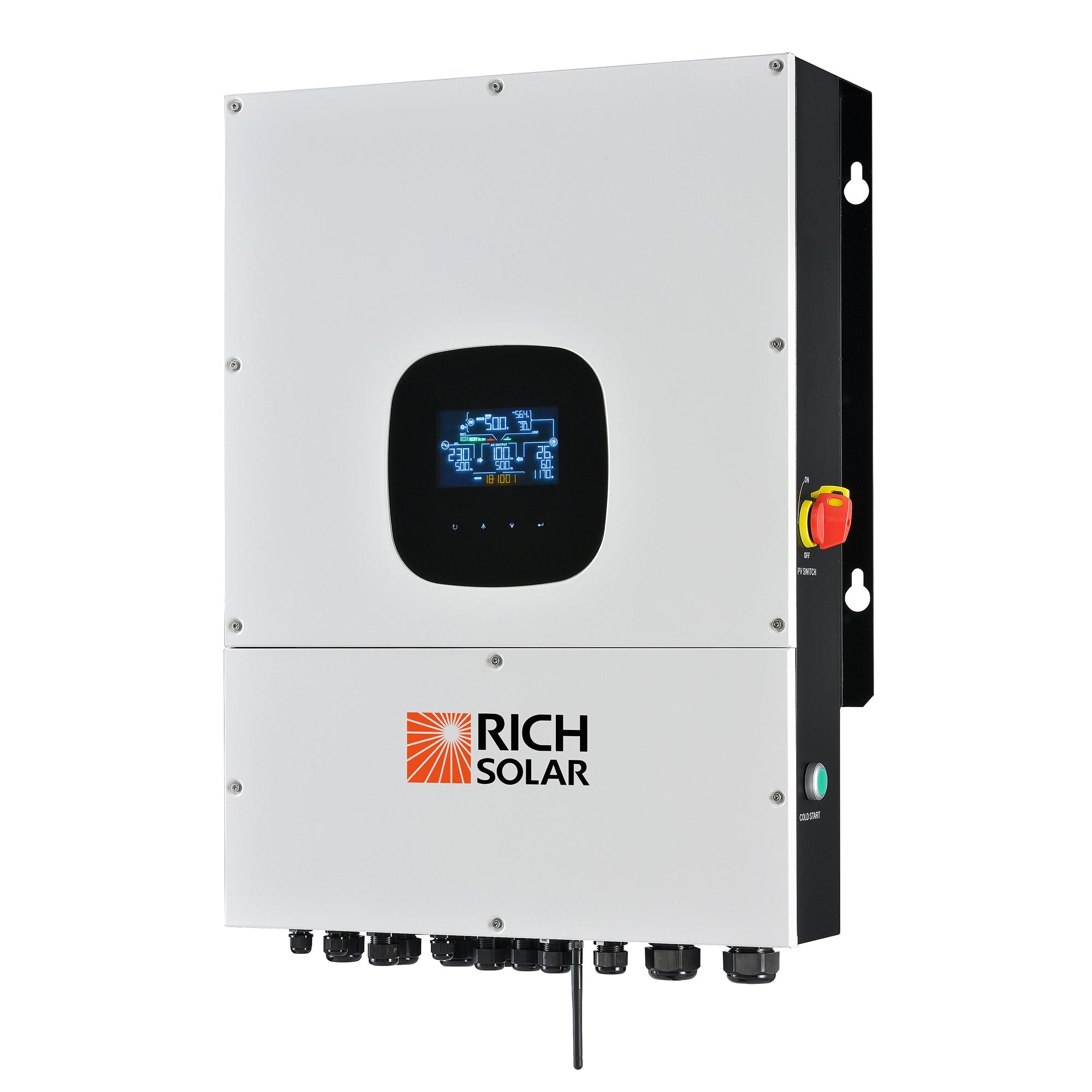 Rich Solar NOVA 12K PV Hybrid Inverter | 10,000W Output - 12,000W PV Input | Split Phase Solar Inverter