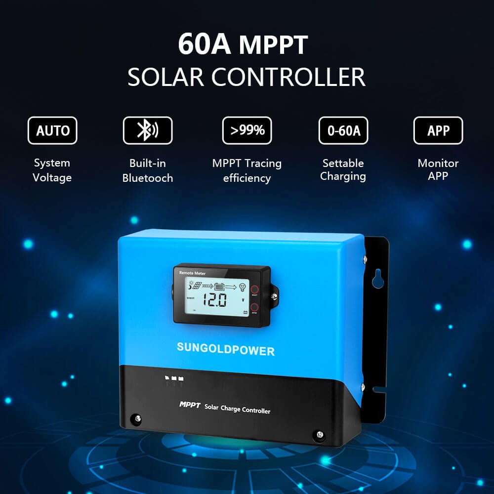 SunGold Power MPPT Solar Charge Controller | 60 Amp