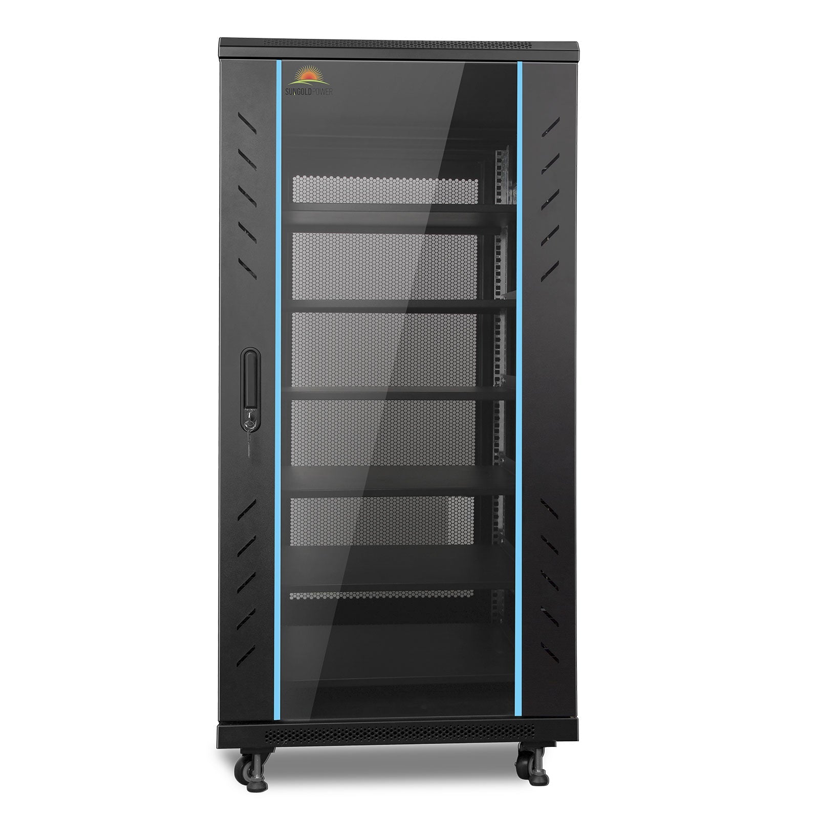 Enclosed Battery Cabinet with Bus Bar | Compatible with SG48100P & SGH48100T | 6 Slots