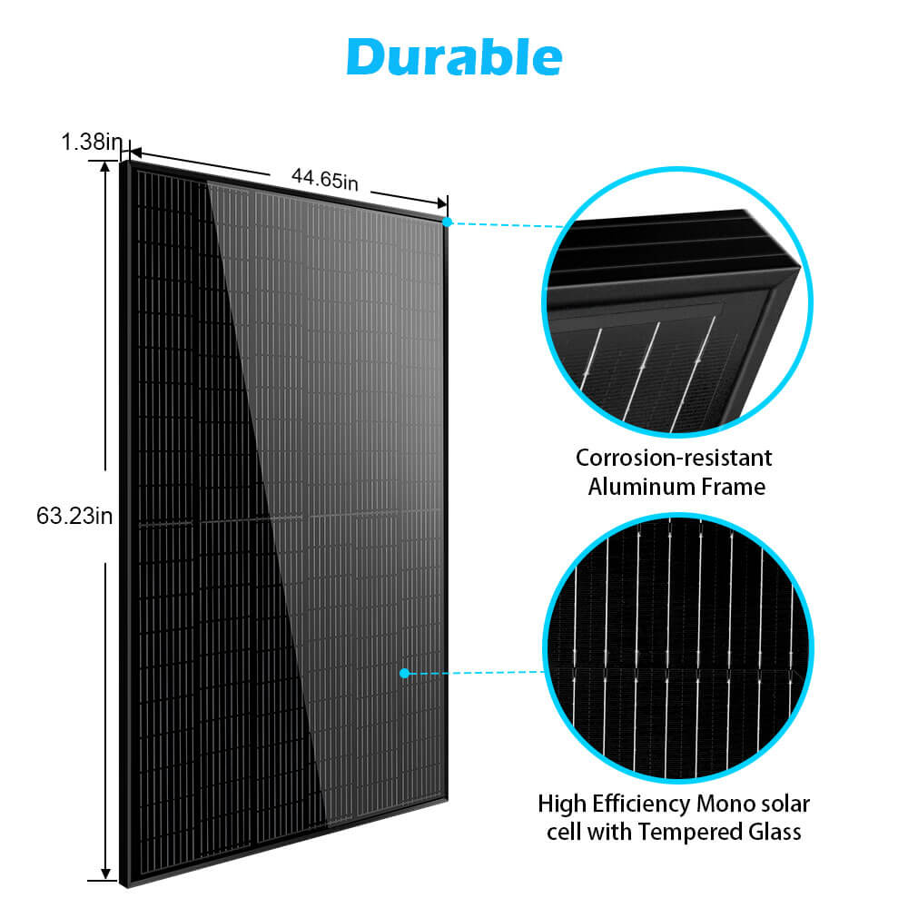 SunGold Power Monocrystalline PERC Bulk Solar Panels | 370W | 32 Panels per Pallet | 25 Year Warranty