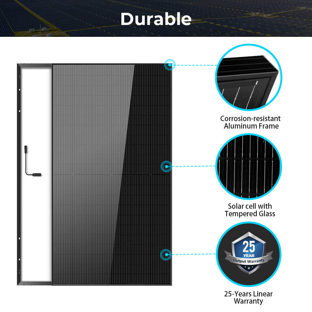 SunGold Power Monocrystalline PERC Solar Panel | 500W | 25 Year Warranty