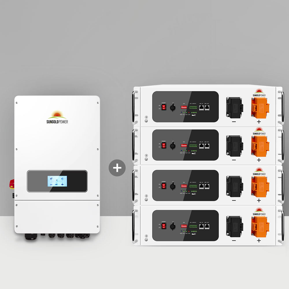 SunGold Power 48V Split Phase Hybrid Inverter | 10,000W Output | UL Rated | 5 Year Warranty