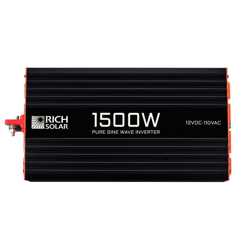 Rich Solar 12 Volt Industrial Pure Sine Wave Inverter | 1,500W Output