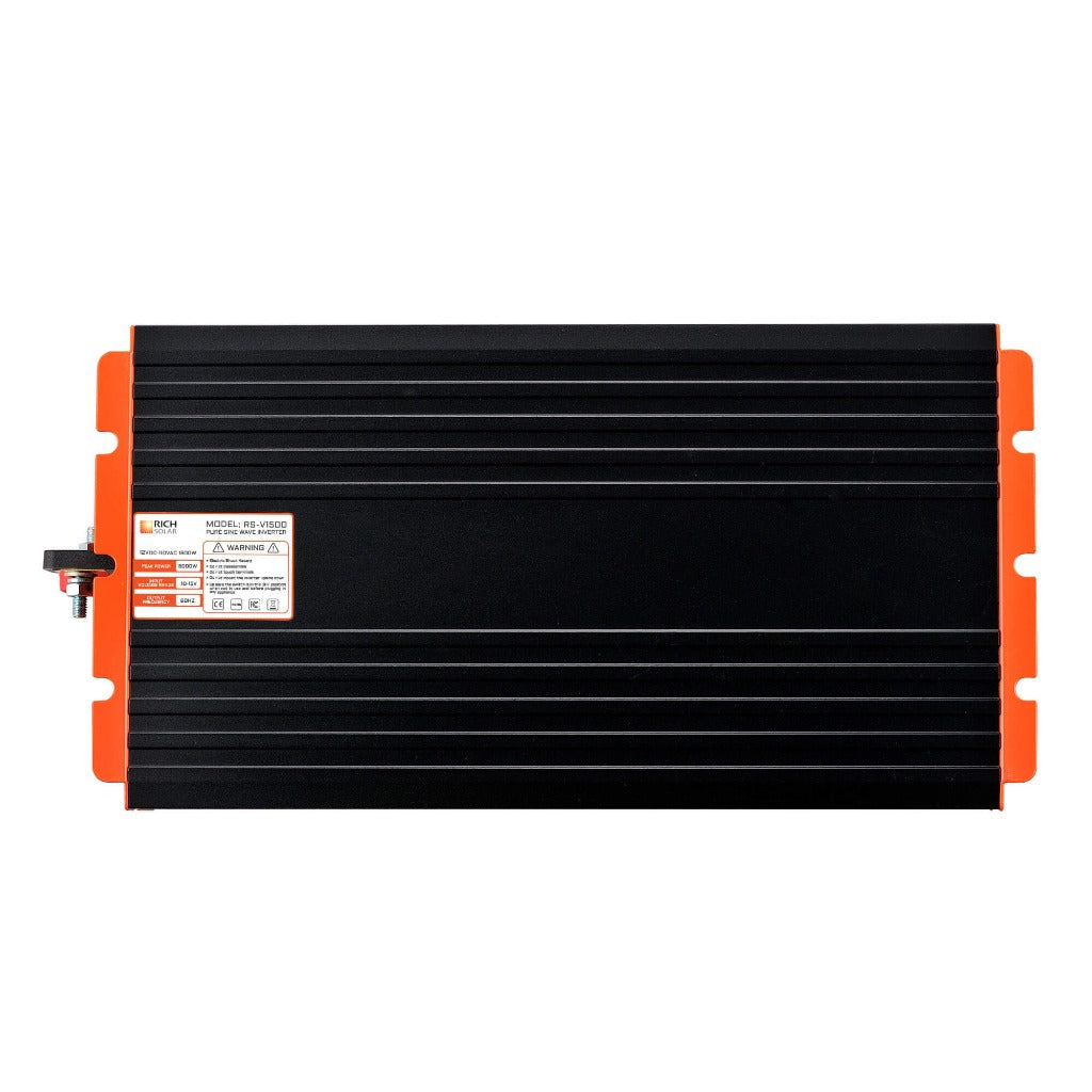 Rich Solar 12 Volt Industrial Pure Sine Wave Inverter | 1,500W Output