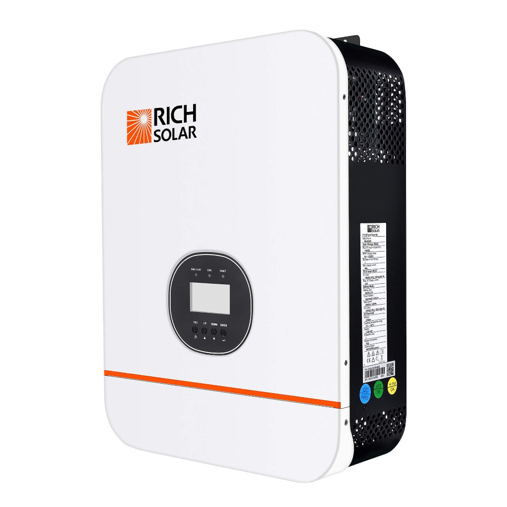 Rich Solar 48 Volt Off-Grid Hybrid Solar Inverter | 3,000W Output