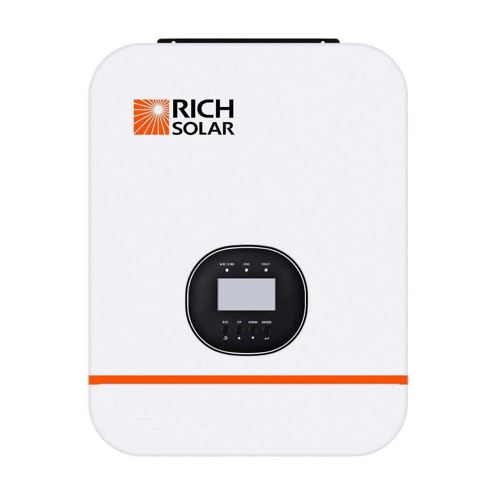 Rich Solar 48 Volt Off-Grid Hybrid Solar Inverter | 3,000W Output