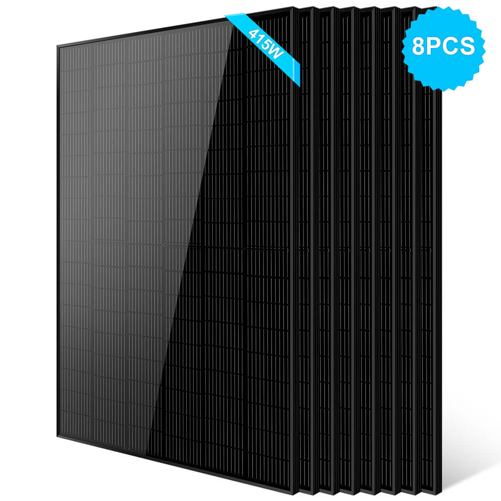 SunGold Power Monocrystalline PERC Solar Panel | Black | 415W | 25 Year Warranty