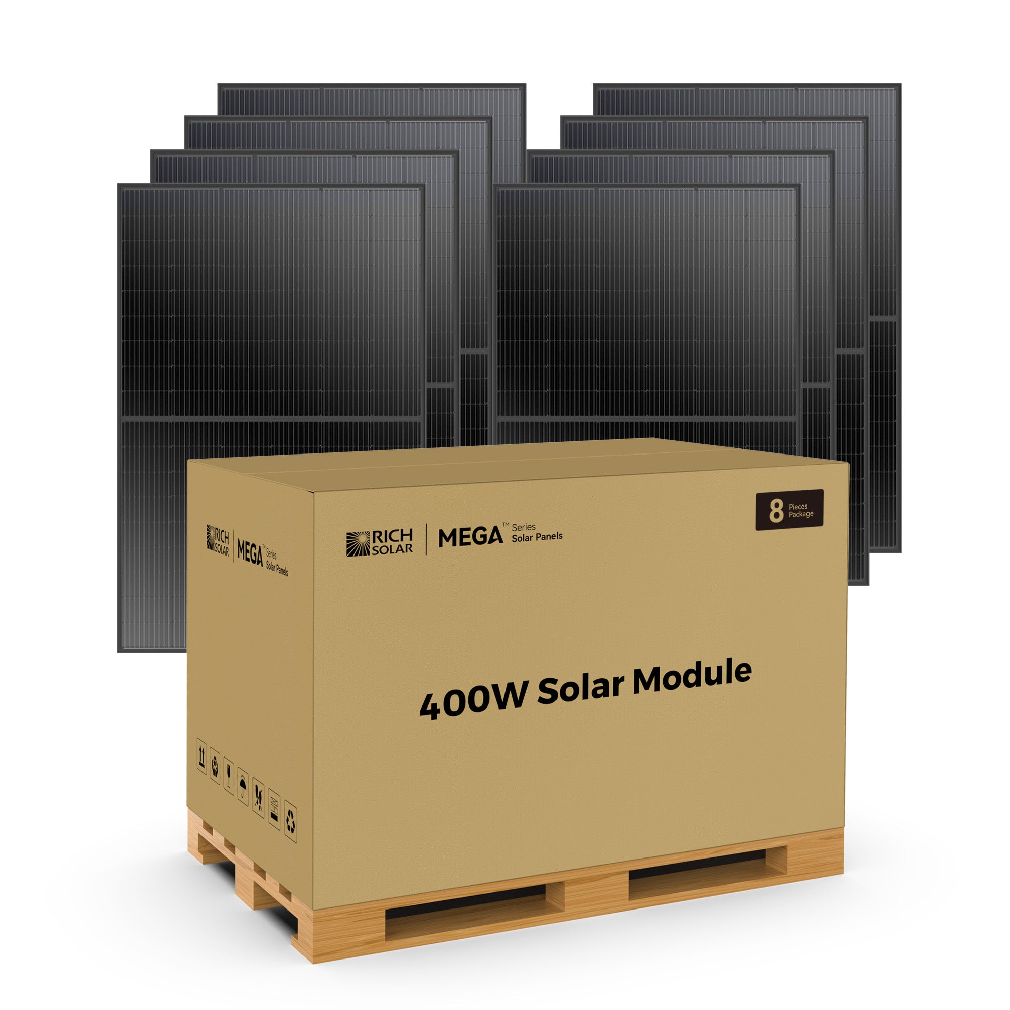 Rich Solar MEGA 400 Bulk Monocrystalline Solar Panels | 400W | 25 Year Warranty