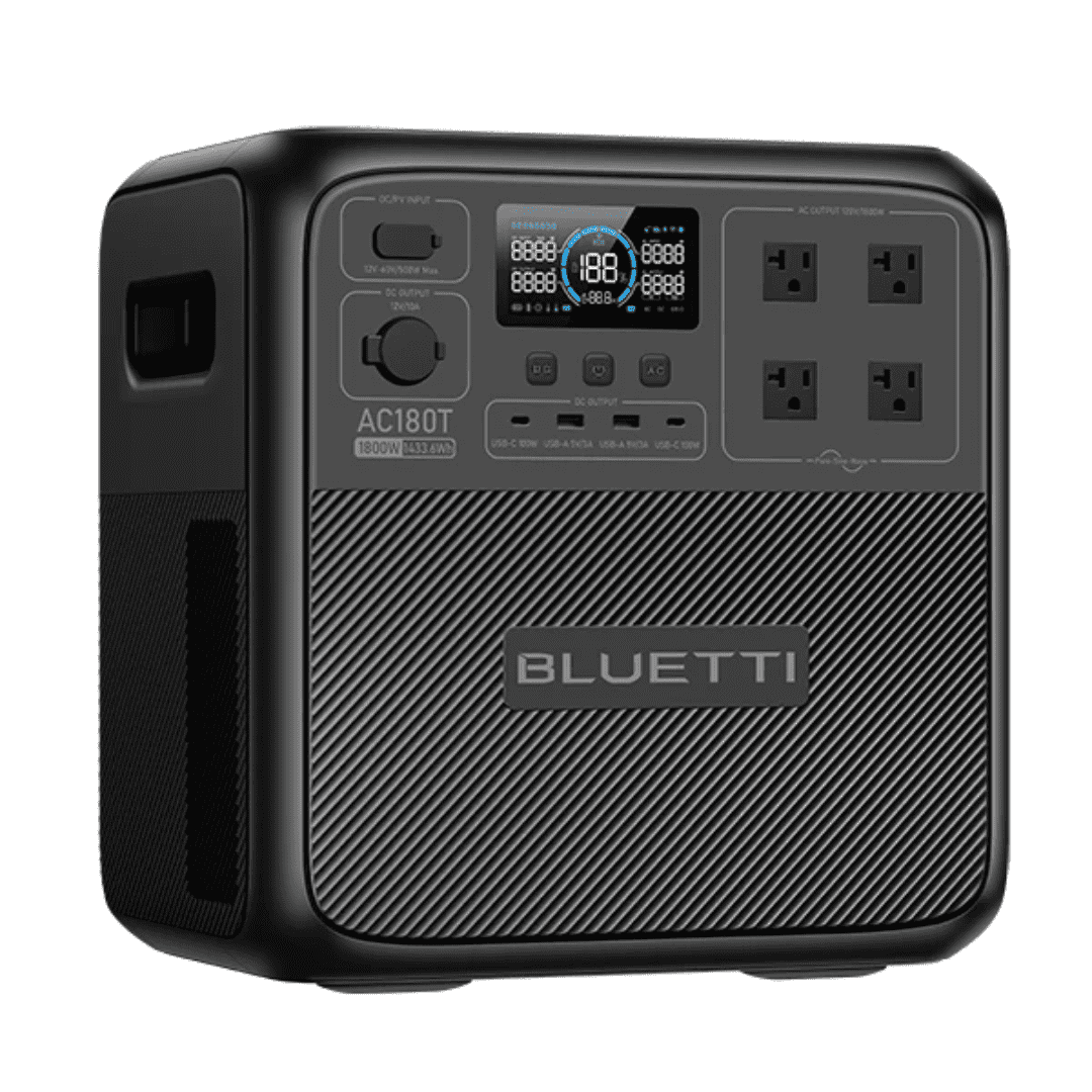 BLUETTI AC180T Portable Power Station Side View