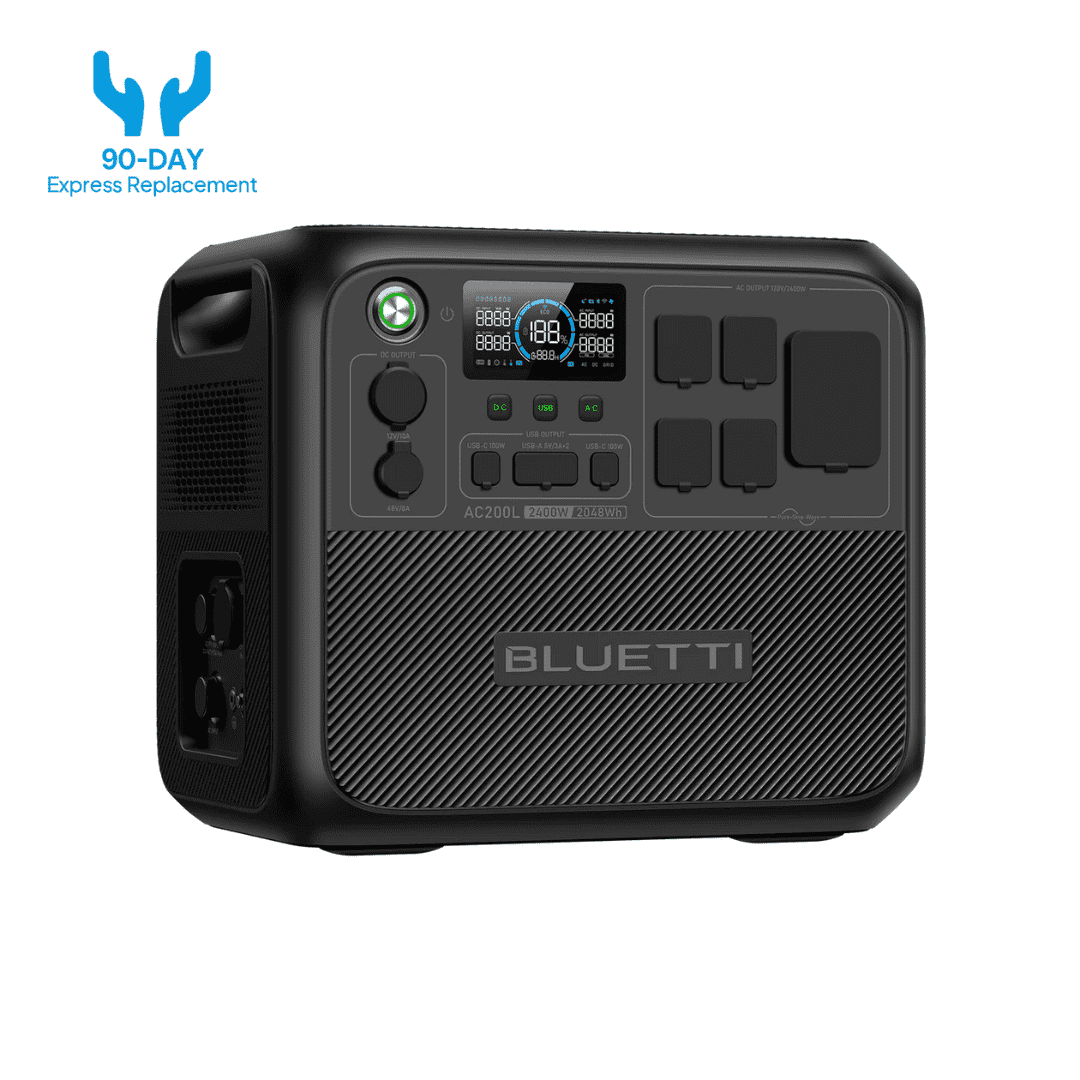 BLUETTI-AC200L-Portable-Power Station 90 Day Replacement