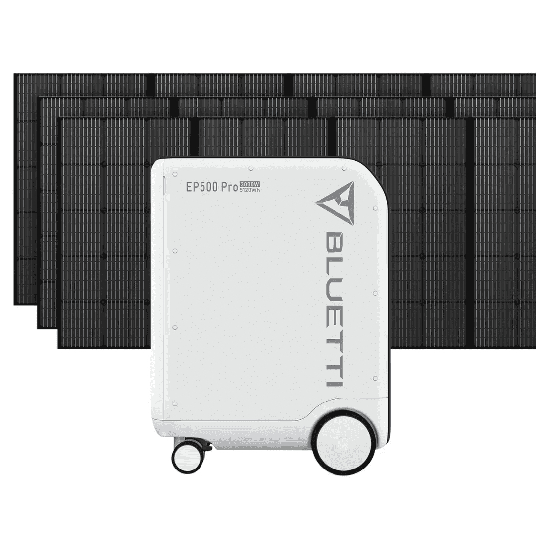 BLUETTI EP500Pro Power Station with Solar Panels