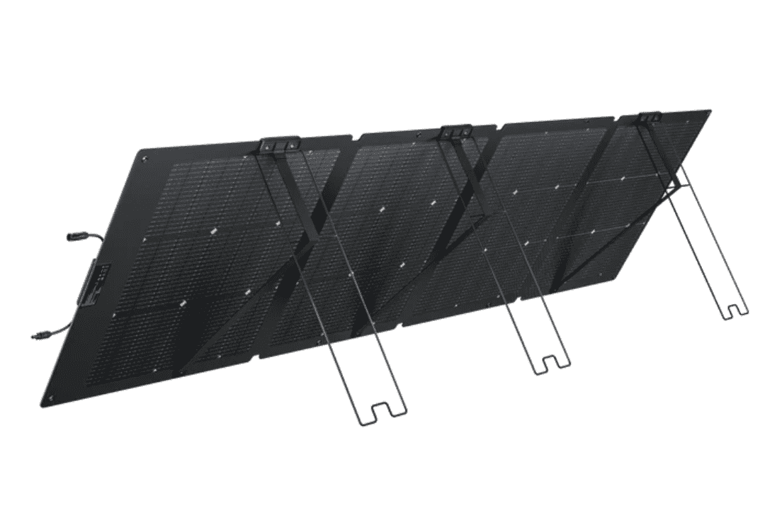 Bifacial-Portable-Solar-Panel-EcoFlow-220W-With-Stand