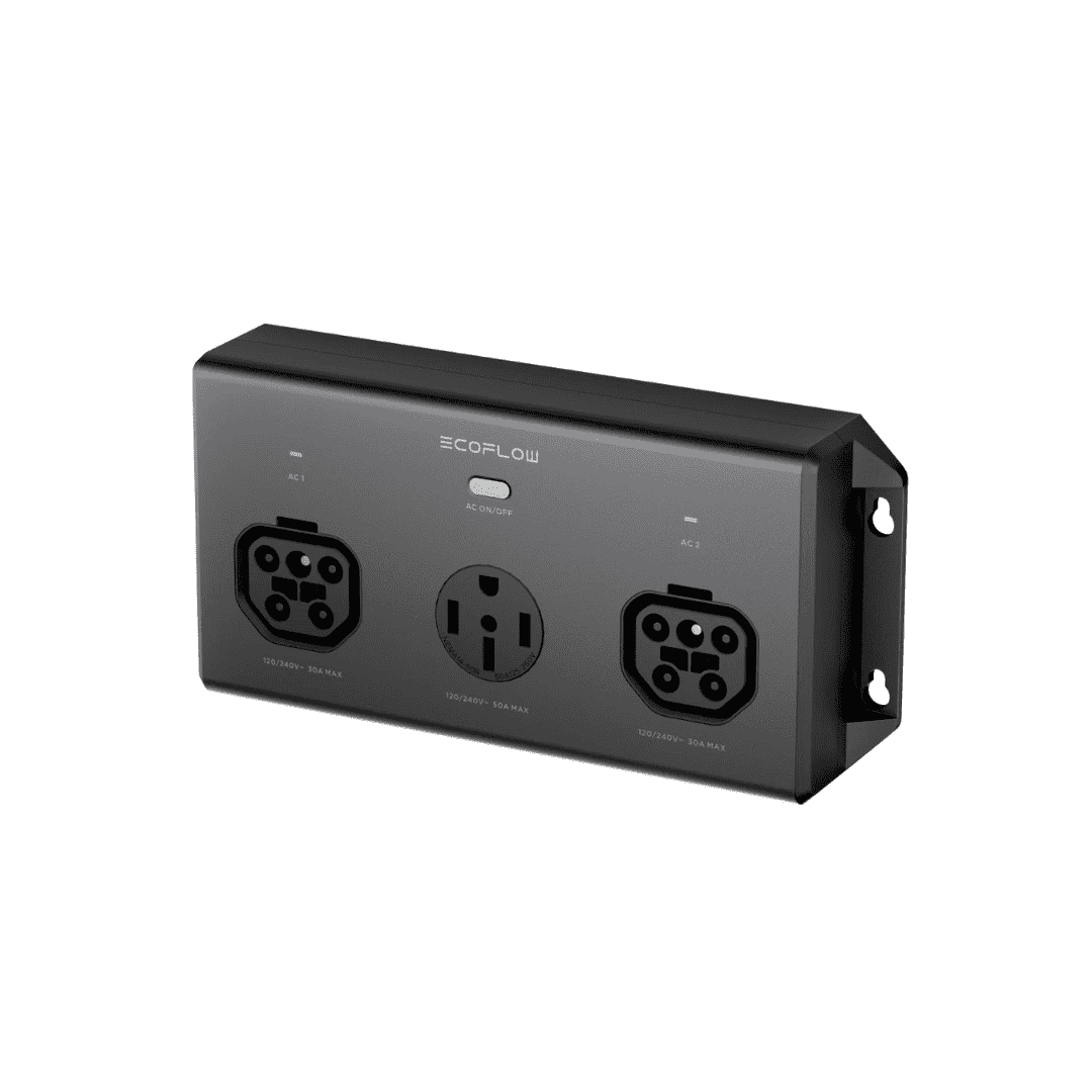 EcoFlow 50 Amp Hub Side View