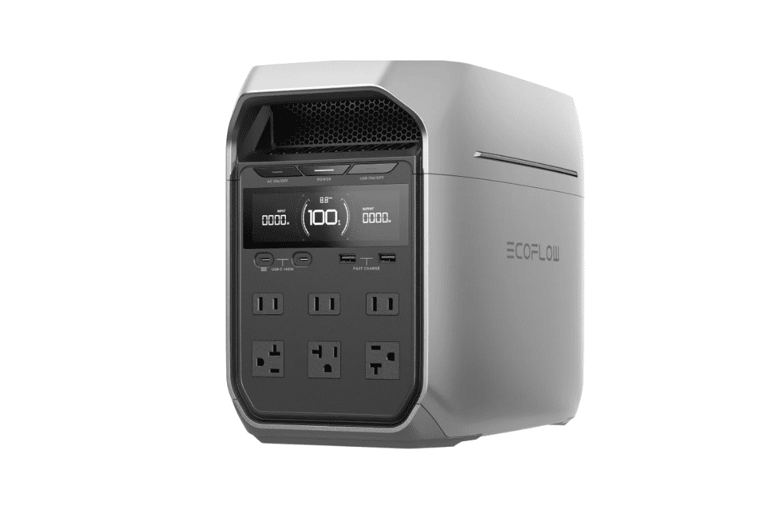 EcoFlow DELTA 3 Series Emergency Power Portable Power Station Front