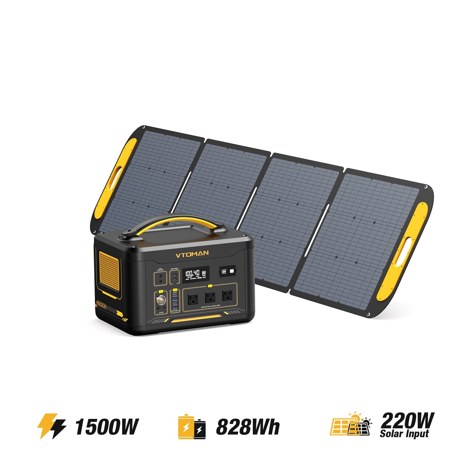 VTOMAN 220W Portable Solar Panel