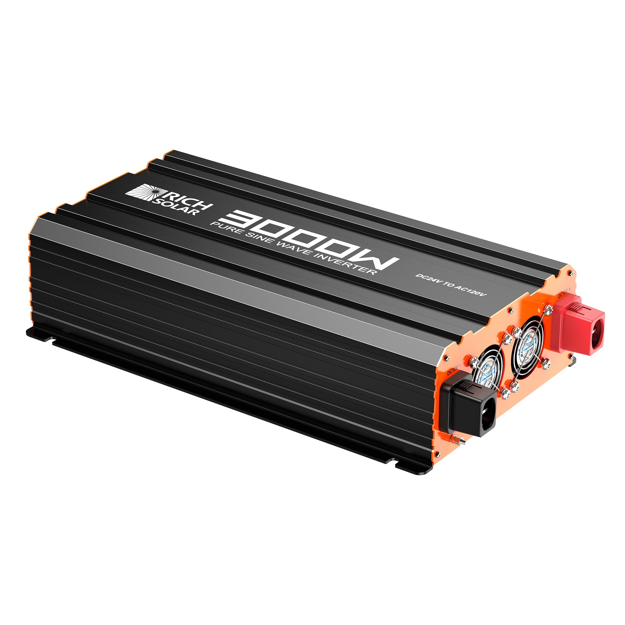 Rich Solar 24 Volt Industrial Pure Sine Wave Inverter | 3,000W Output