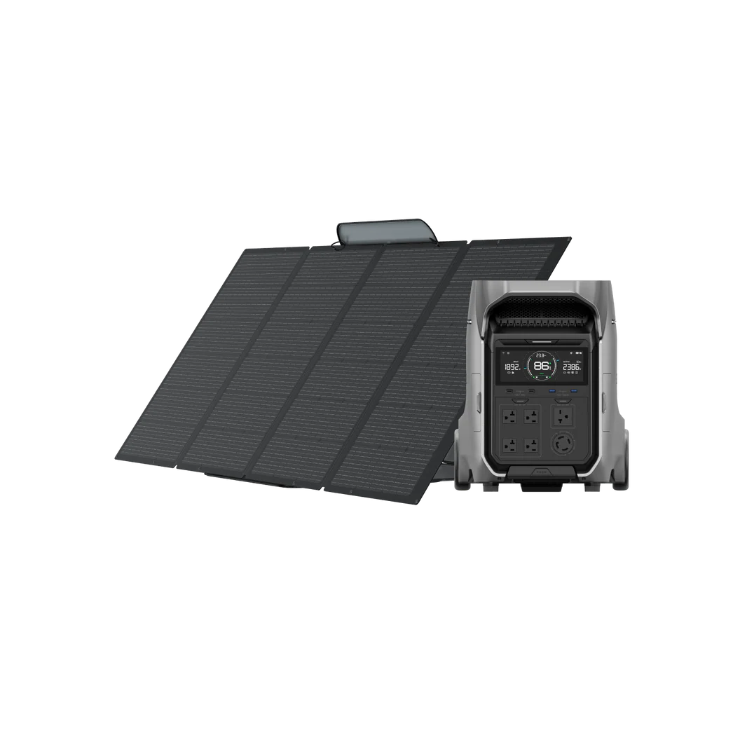 Ecoflow delta pro 3 portable power station 400w portable solar panel