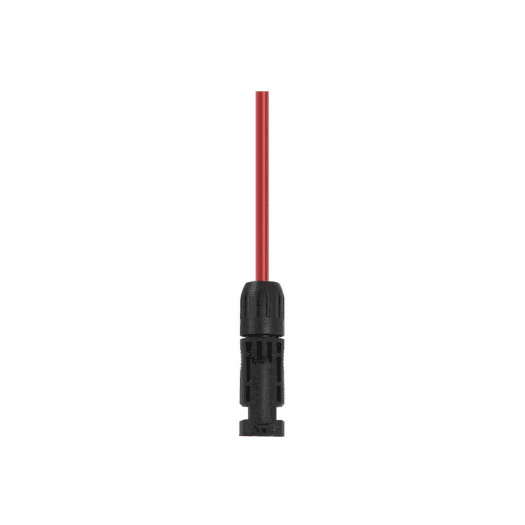 ecoflow solar to low pv port red black connectors